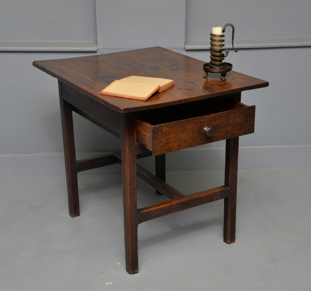 Georgian Country Oak Side Table View XIII