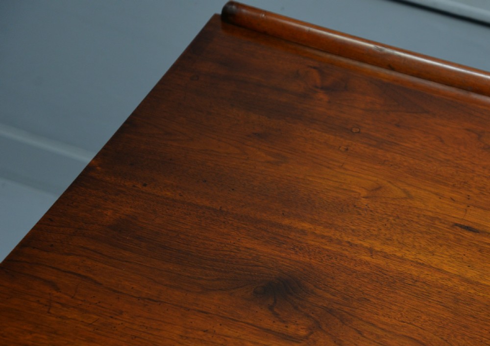 Victorian Burr Walnut Pedestal Desk View VIII