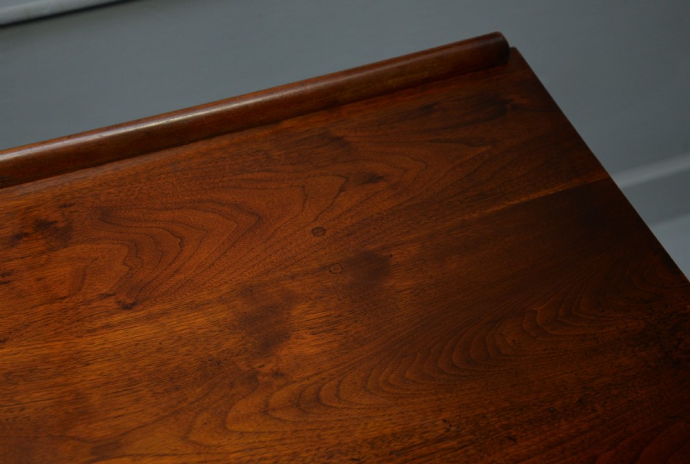 Victorian Burr Walnut Pedestal Desk View IX