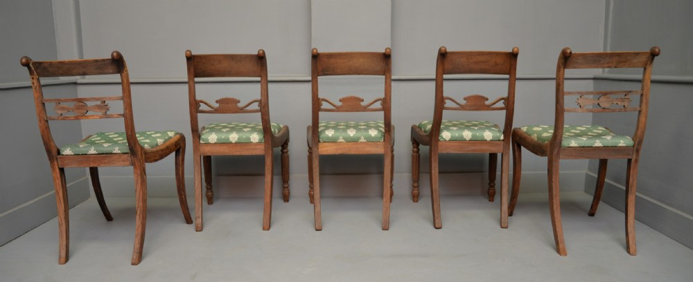 Harlequin Set Of Six Regency Rosewood And Mahogany Dining Chairs View XVIII