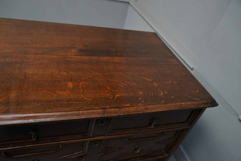 17th Century Geometric Oak Chest Of Drawers View XVII
