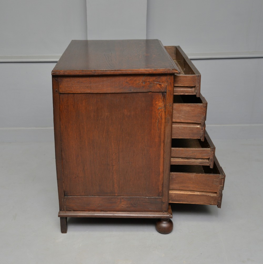 17th Century Geometric Oak Chest Of Drawers View XVIII