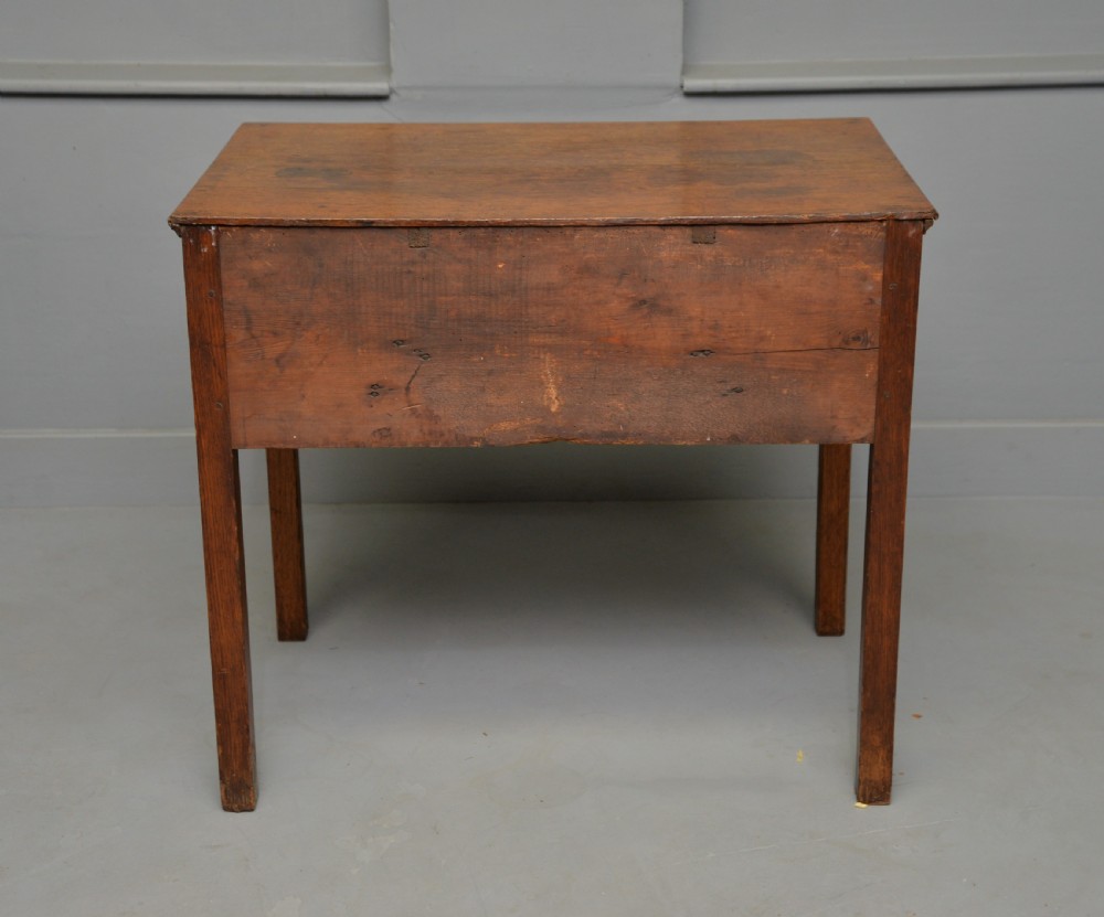 George III Georgian Solid Oak Lowboy Side Table View XIX