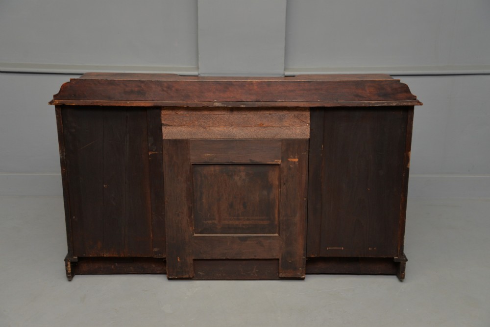 Victorian Plum Pudding Mahogany Pedestal Desk View XV