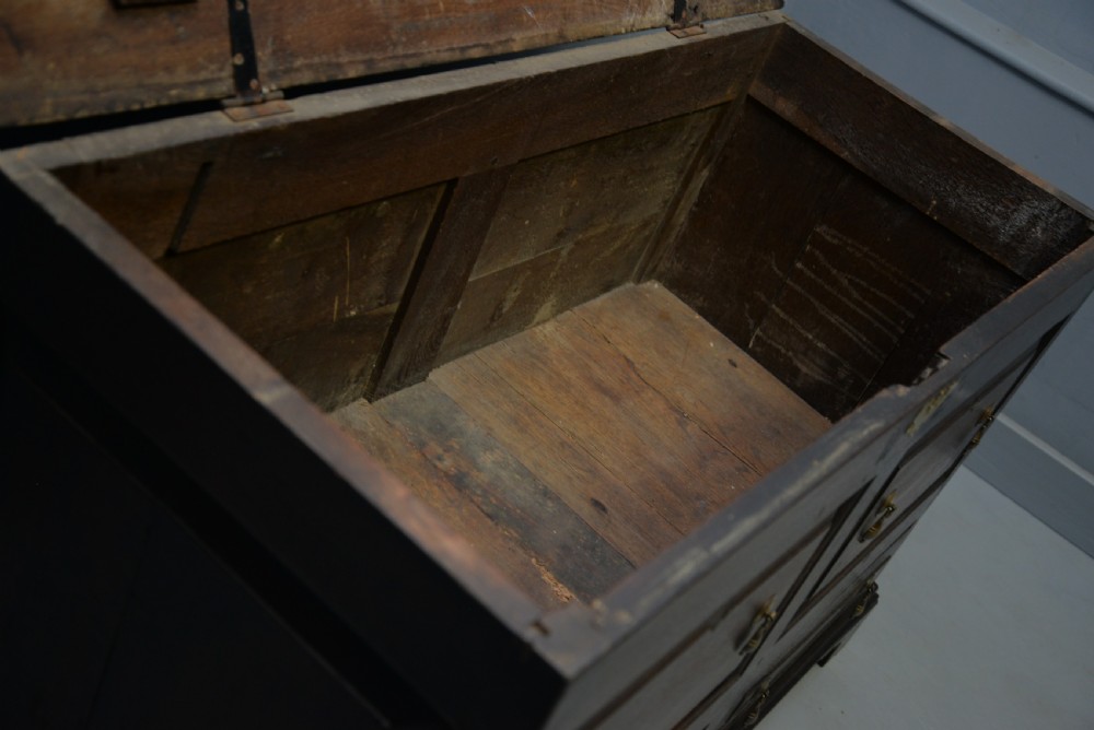George II Oak Mule Chest Coffer  View XIV