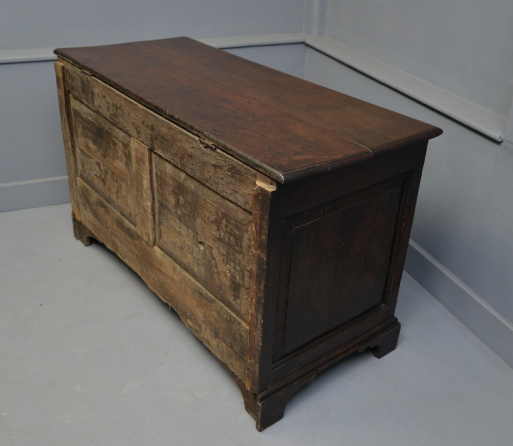 George II Oak Mule Chest Coffer  View XVII