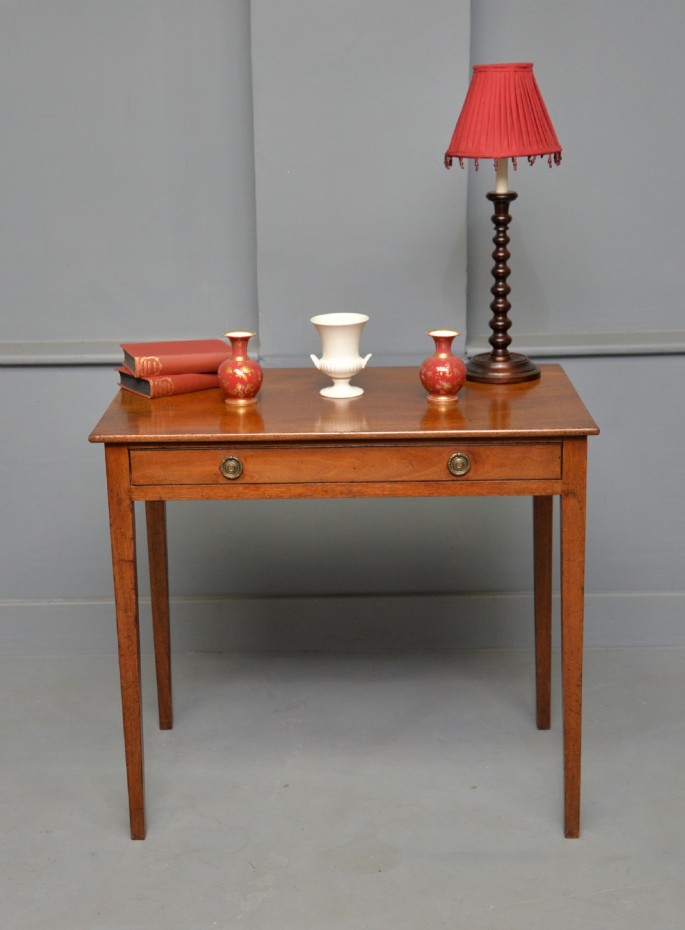 Georgian George III Mahogany Occasional Side Lamp Table View II