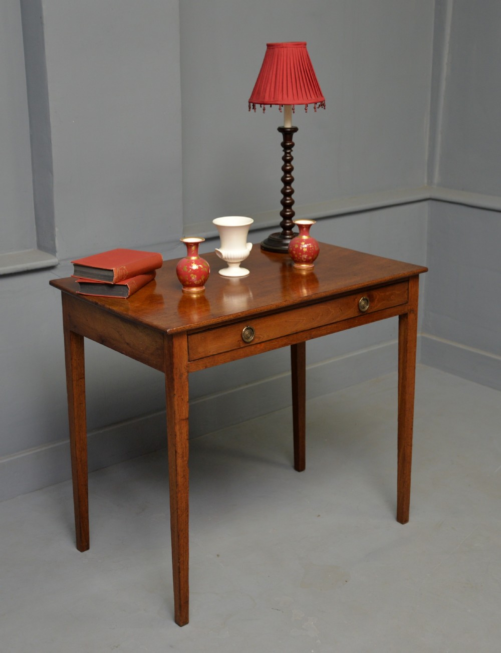 Georgian George III Mahogany Occasional Side Lamp Table View III