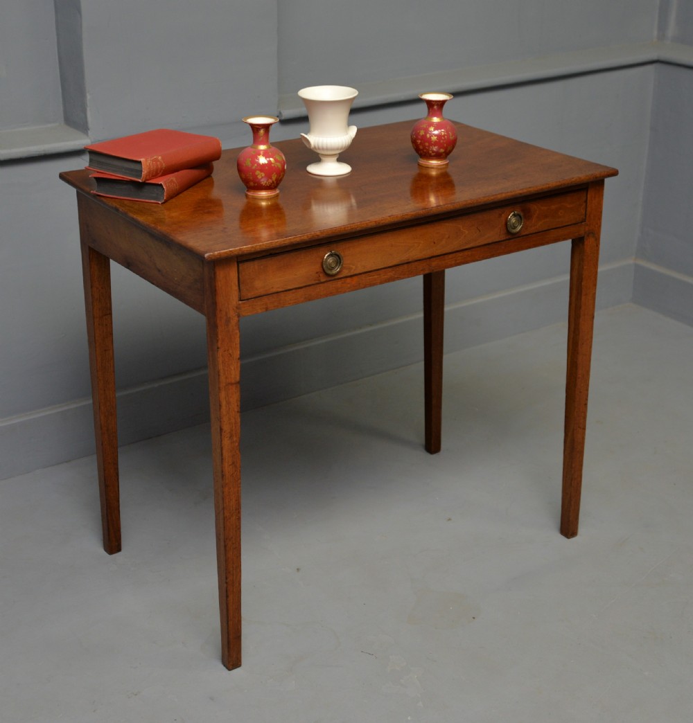 Georgian George III Mahogany Occasional Side Lamp Table View V