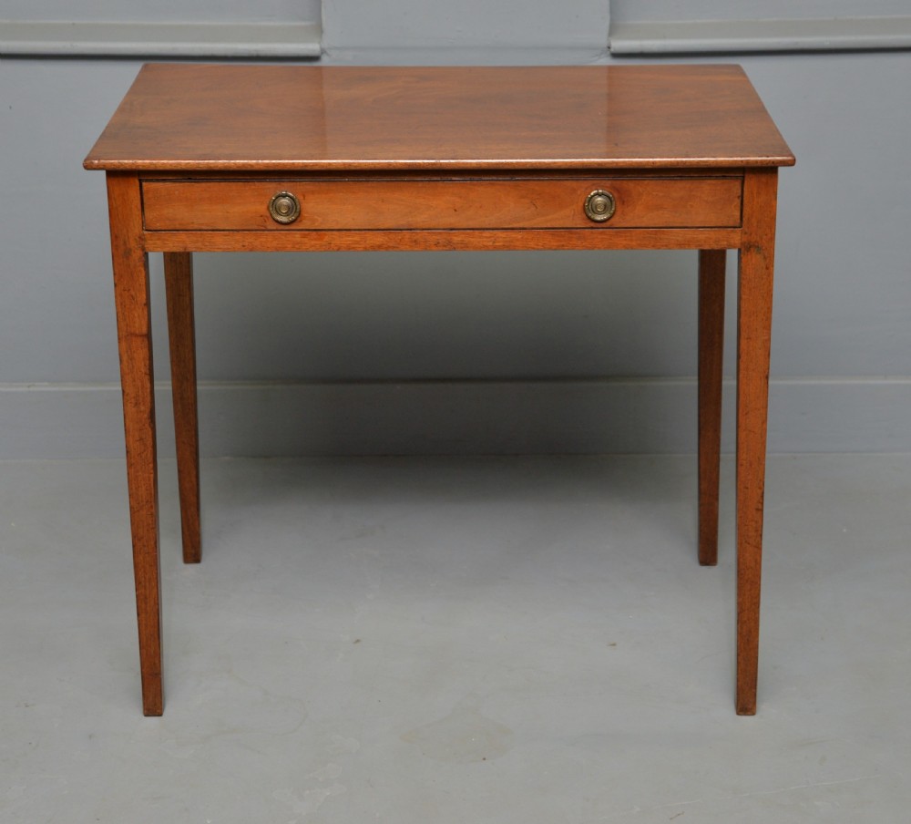 Georgian George III Mahogany Occasional Side Lamp Table View VI