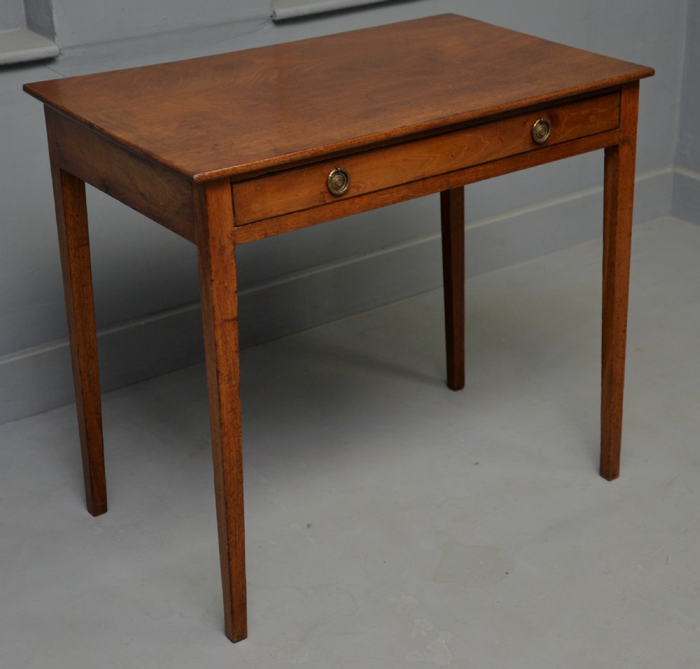 Georgian George III Mahogany Occasional Side Lamp Table View VII