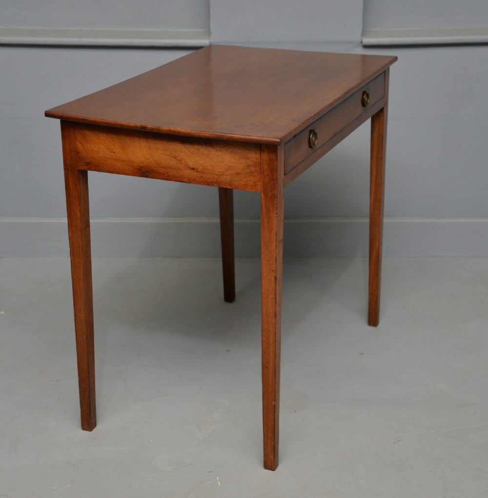Georgian George III Mahogany Occasional Side Lamp Table View IX