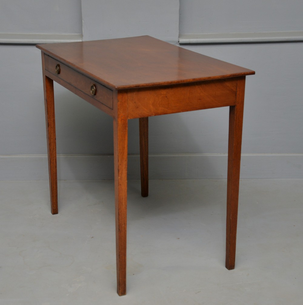 Georgian George III Mahogany Occasional Side Lamp Table View XII