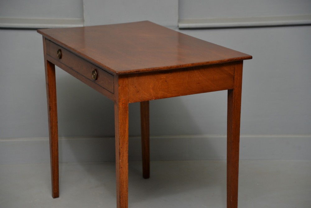 Georgian George III Mahogany Occasional Side Lamp Table View XIII