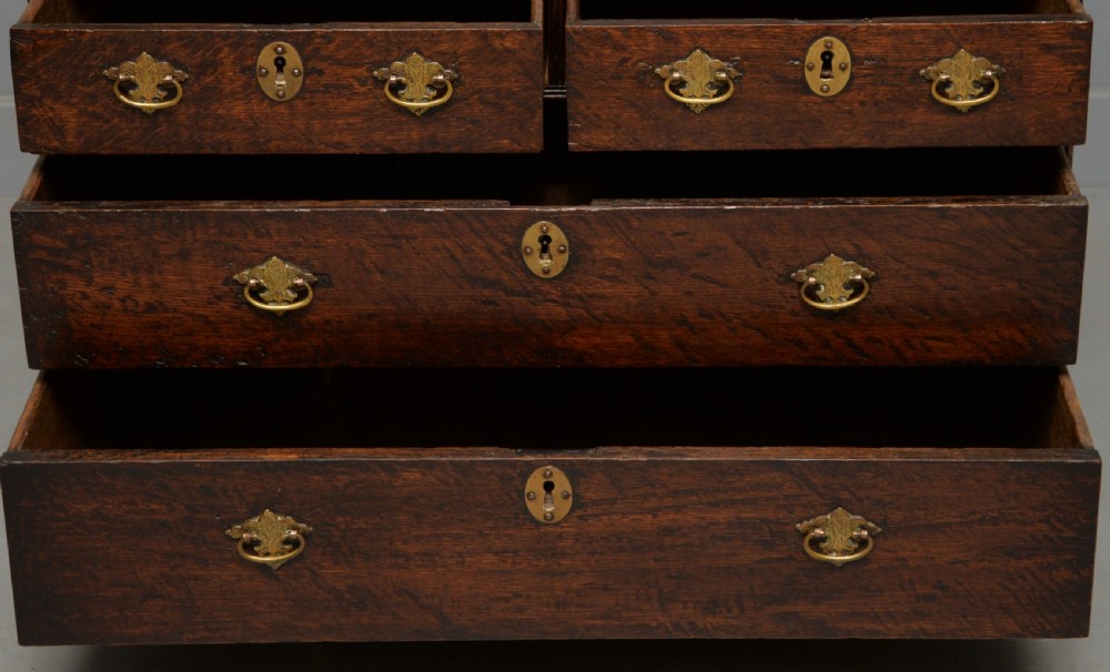 Queen Anne Early 18th Century Oak Bureau Desk View III