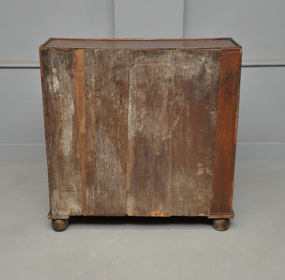 Queen Anne Early 18th Century Oak Bureau Desk View XVII