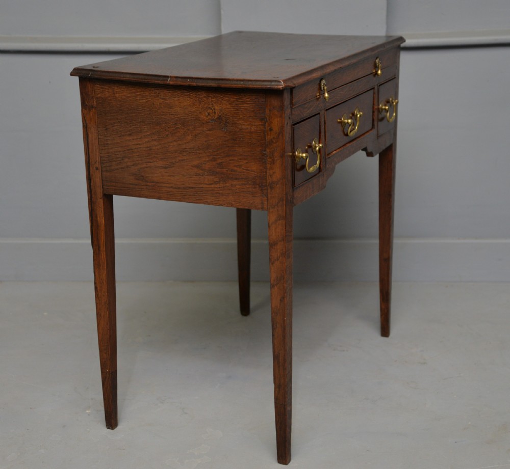 Charming Georgian Oak Lowboy Side Table View XVI