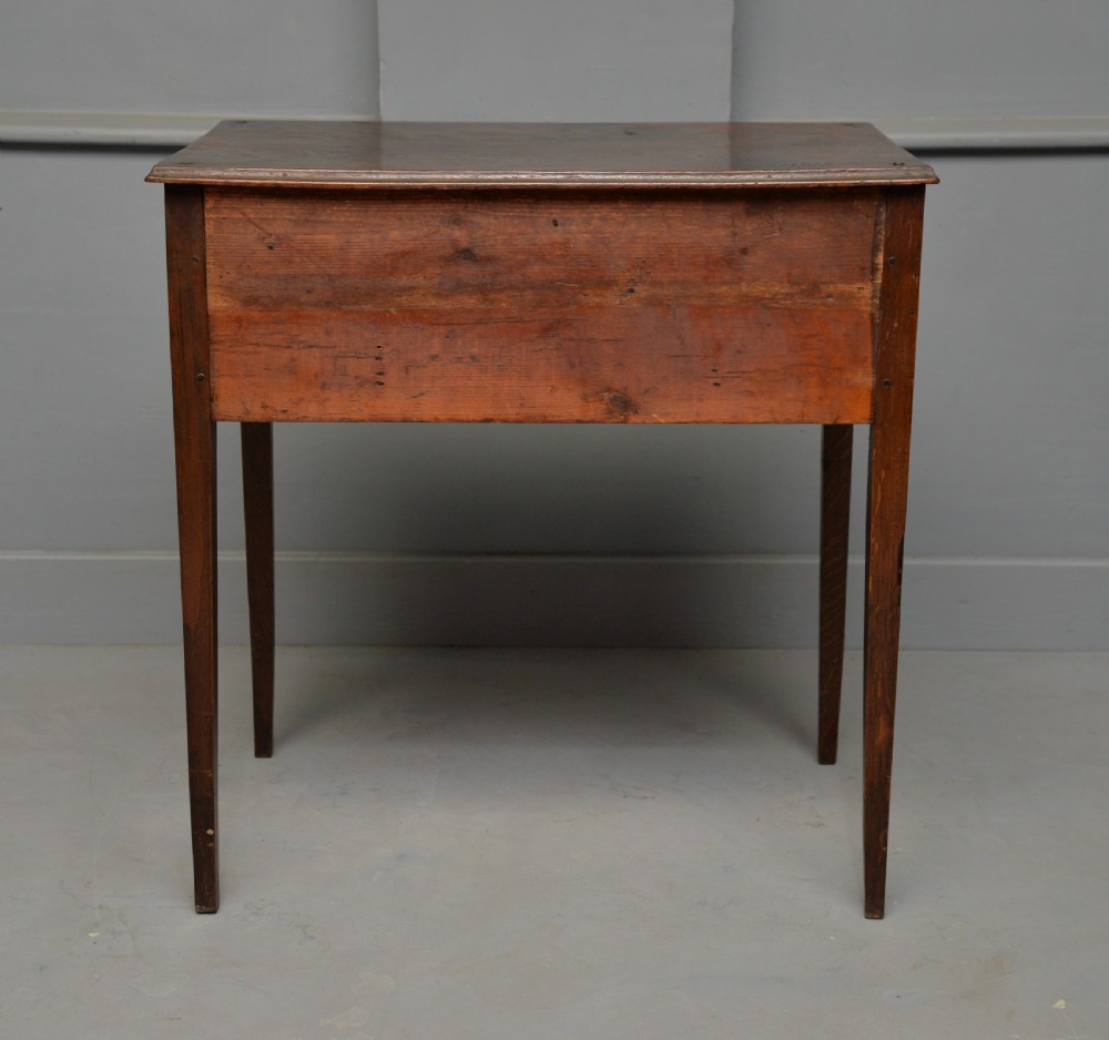 Charming Georgian Oak Lowboy Side Table View XIX