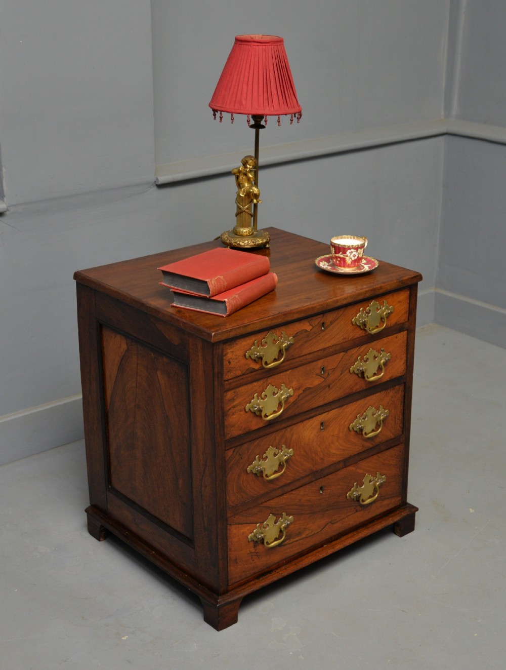 Charming Small Regency Rosewood Chest of Drawers View III