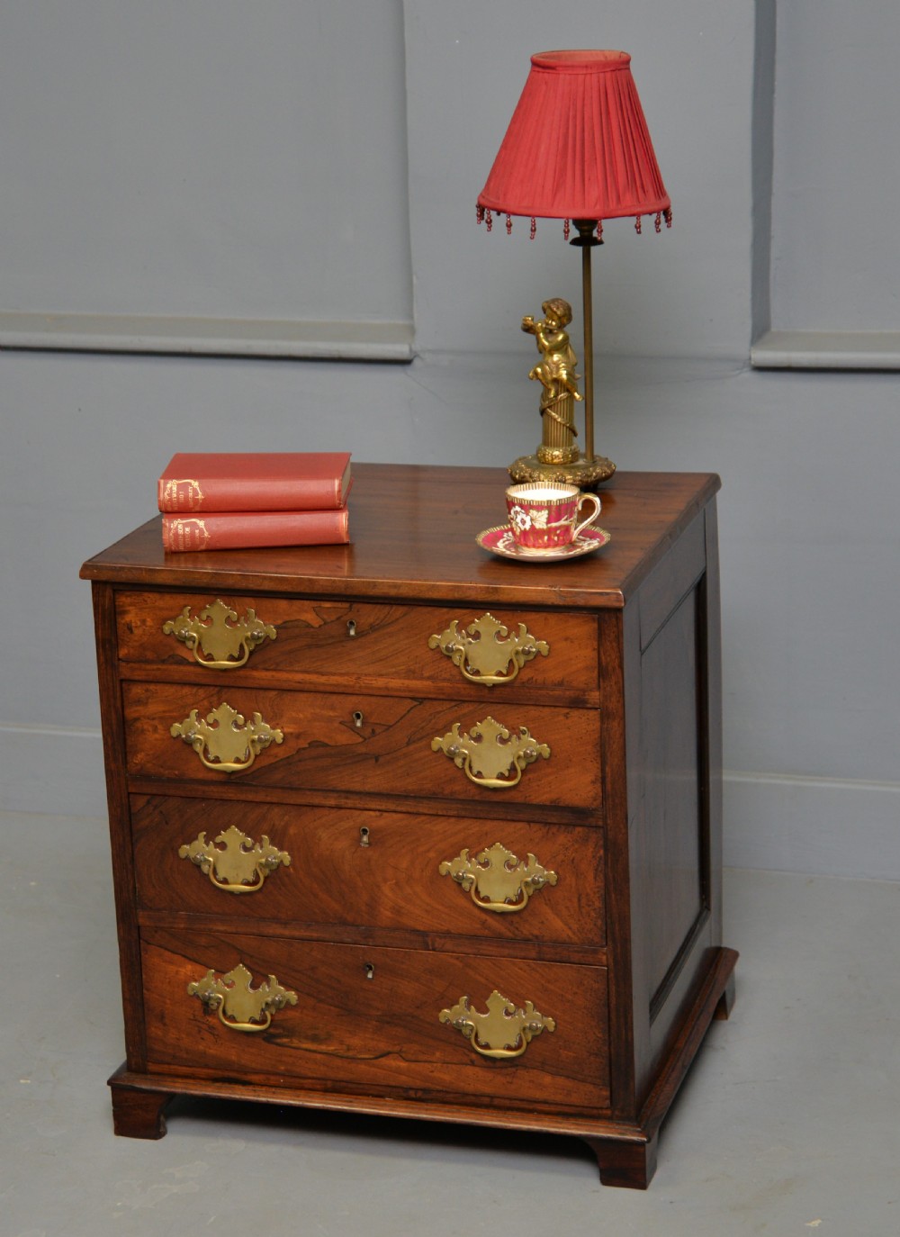 Charming Small Regency Rosewood Chest of Drawers View V