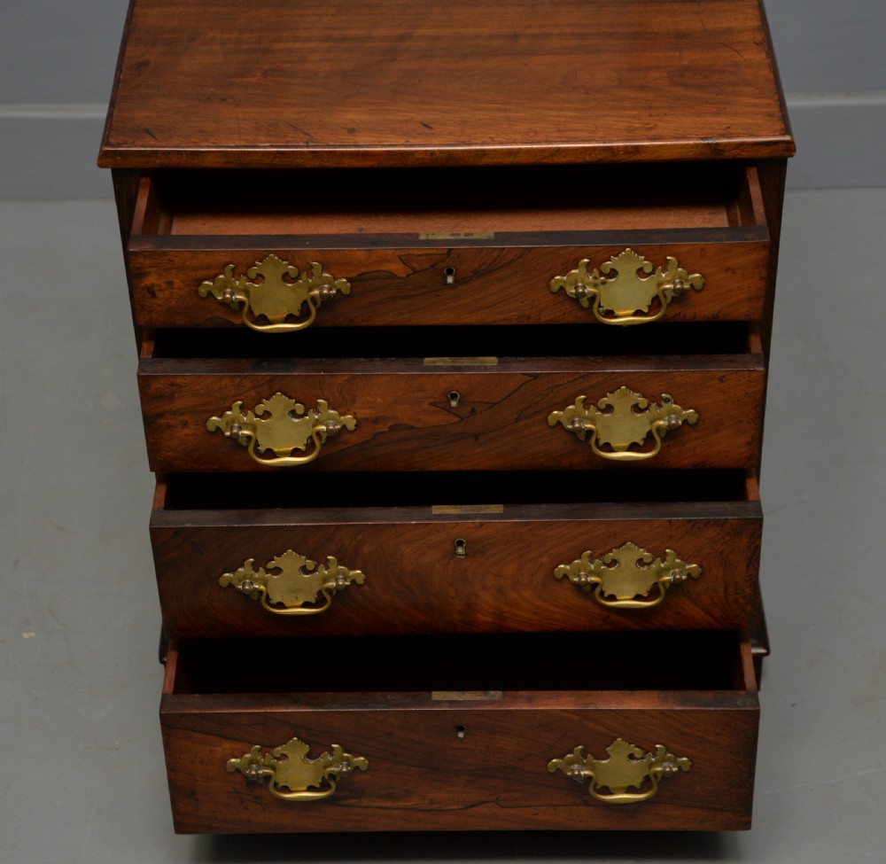 Charming Small Regency Rosewood Chest of Drawers View IX
