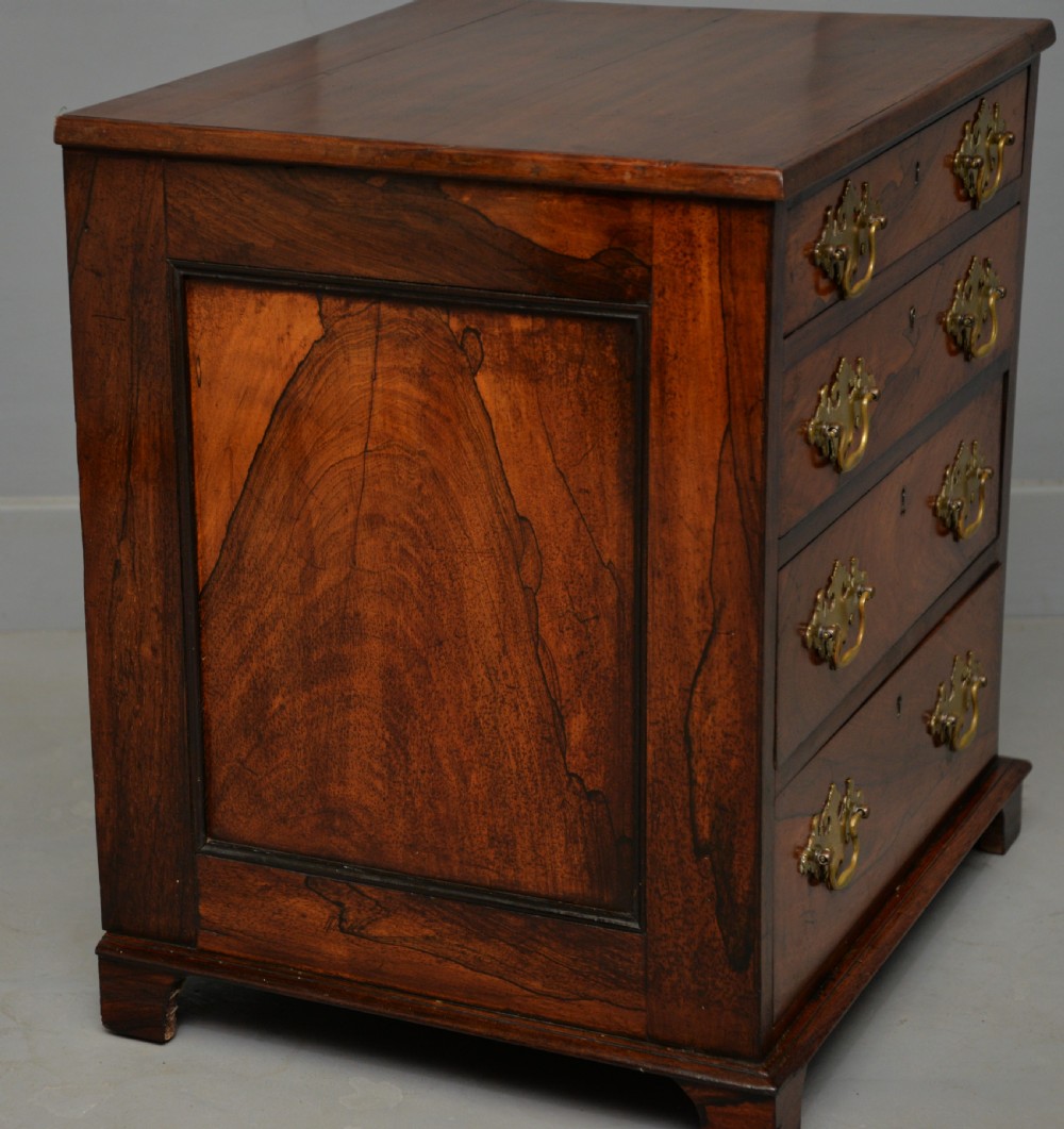 Charming Small Regency Rosewood Chest of Drawers View X