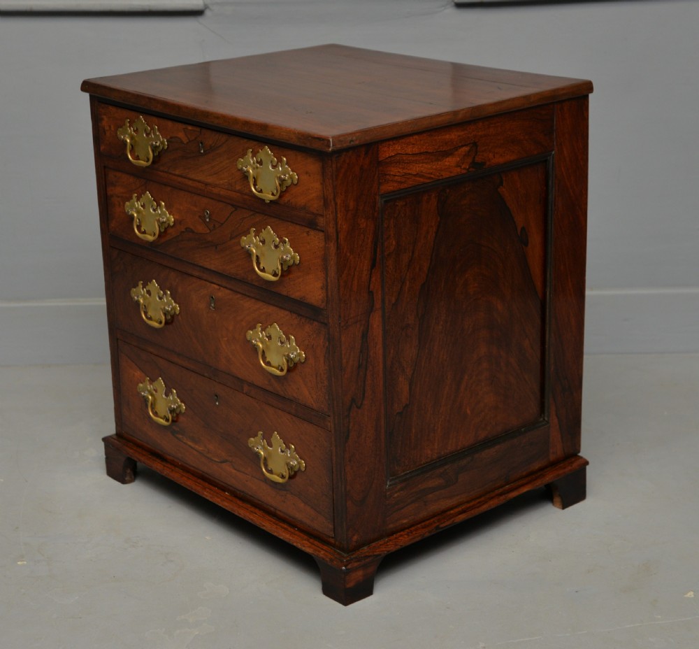 Charming Small Regency Rosewood Chest of Drawers View XII