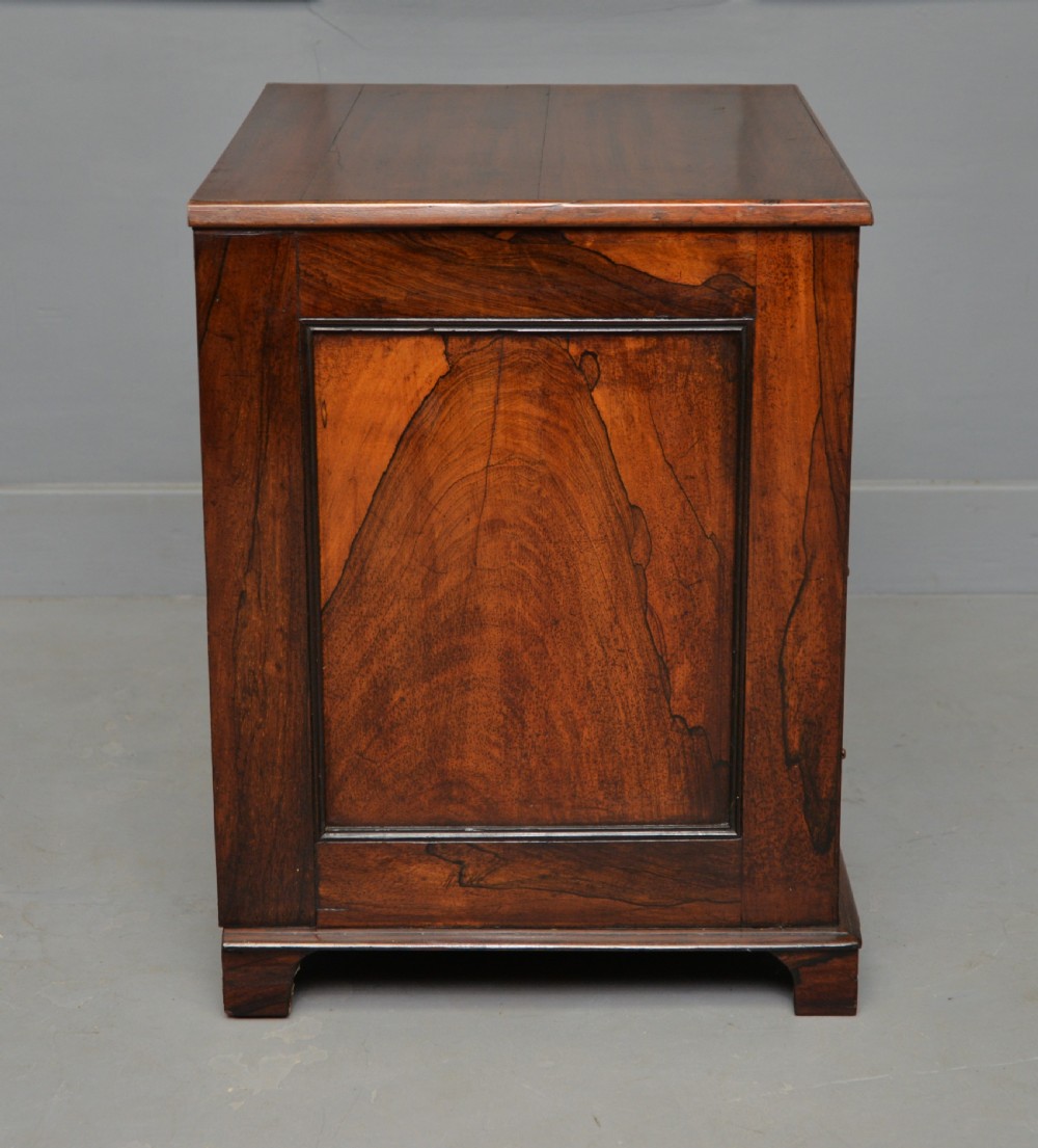 Charming Small Regency Rosewood Chest of Drawers View XV