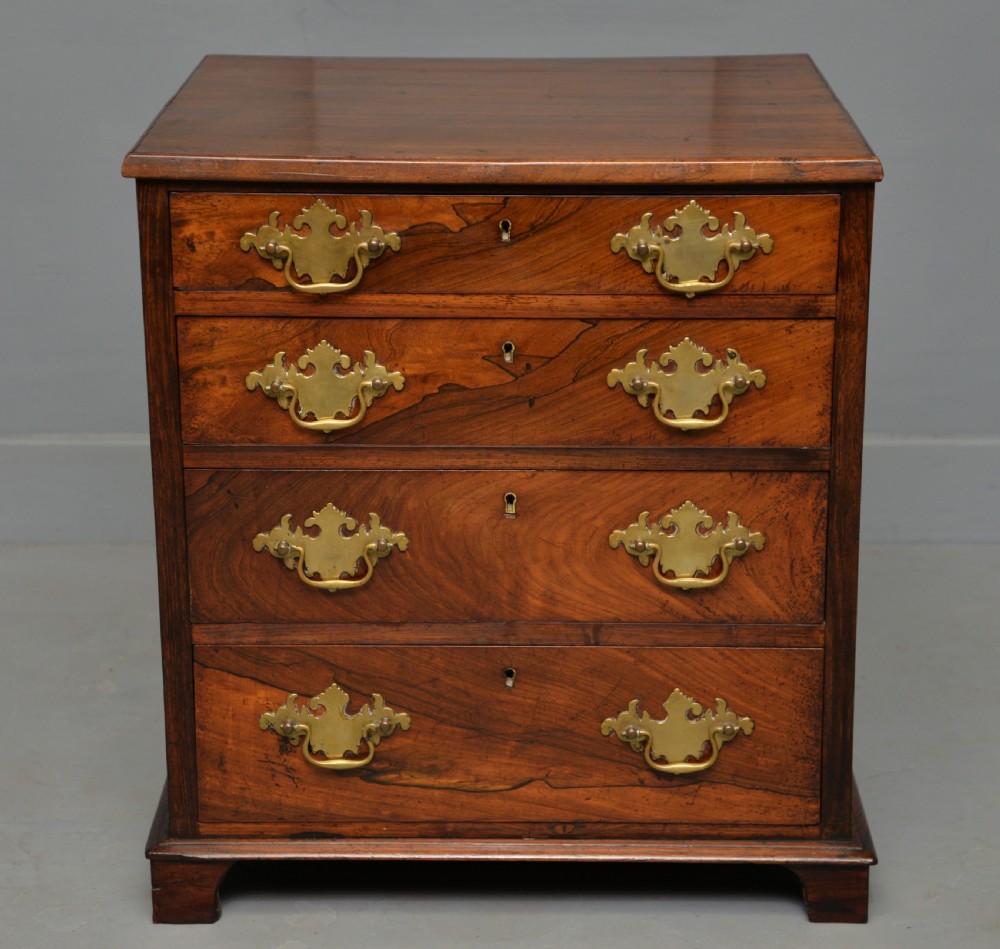 Charming Small Regency Rosewood Chest of Drawers View XVI