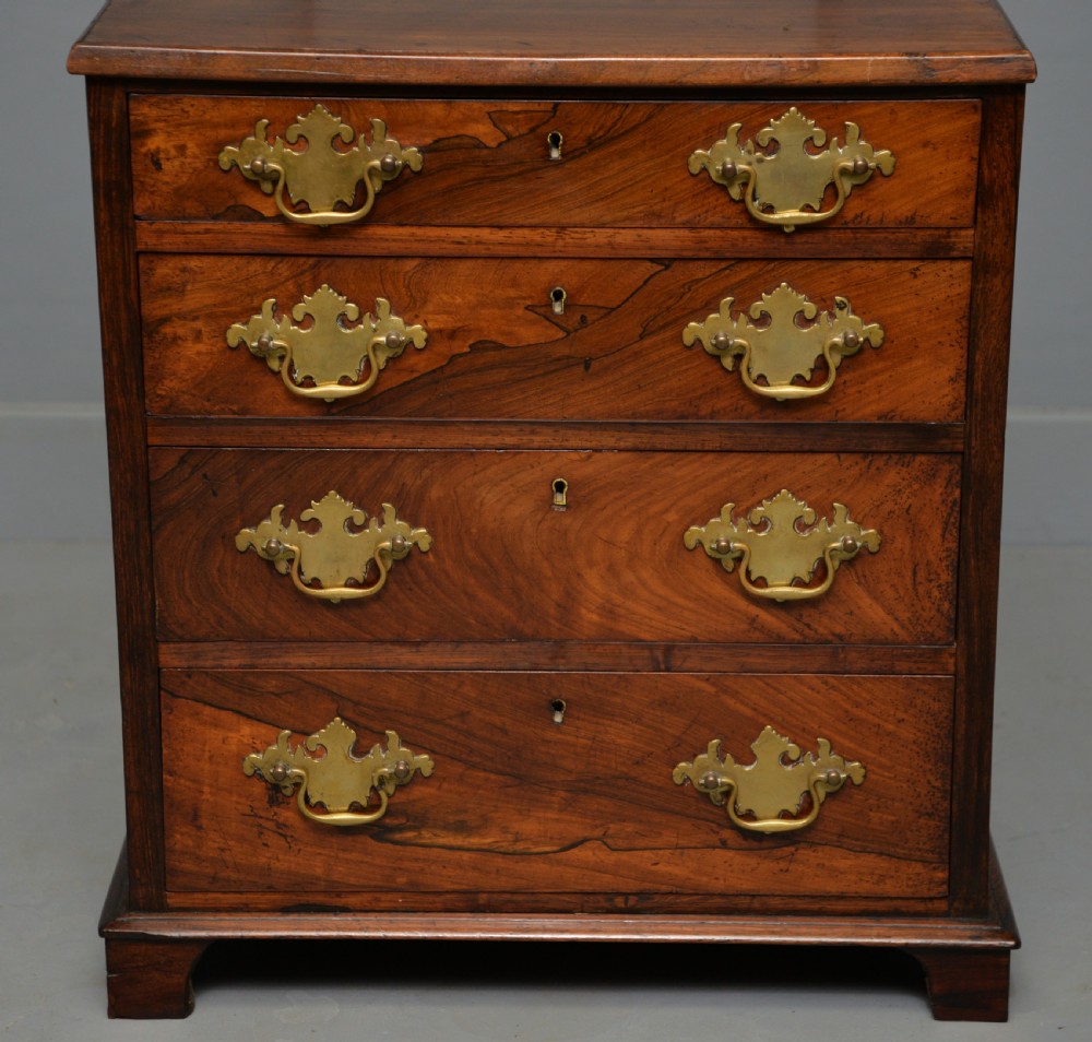 Charming Small Regency Rosewood Chest of Drawers View XVII