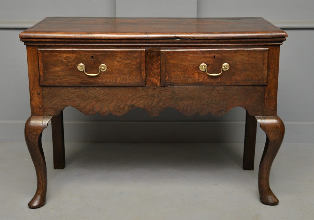 Charming Small Georgian Oak Sideboard Dresser Base View VI