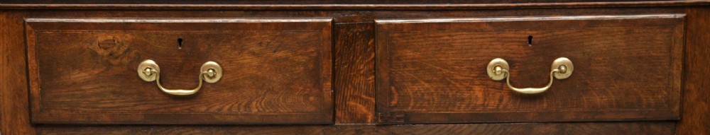 Charming Small Georgian Oak Sideboard Dresser Base View VIII