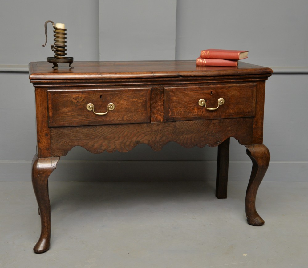 Charming Small Georgian Oak Sideboard Dresser Base View XI