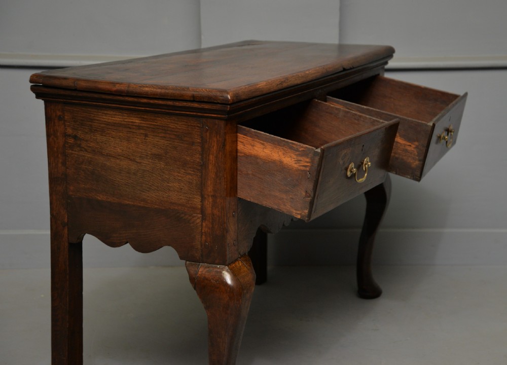 Charming Small Georgian Oak Sideboard Dresser Base View XIII