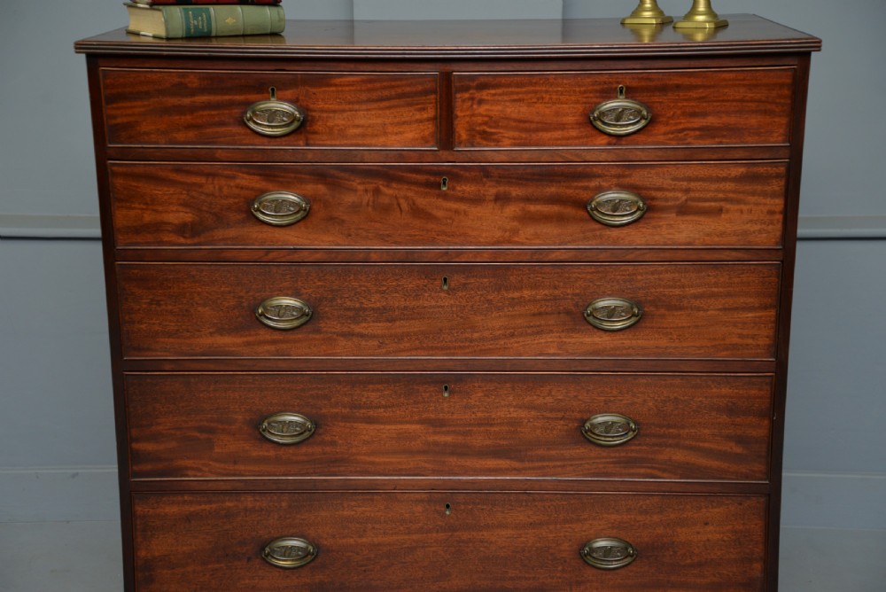 Georgian George III Mahogany Chest Of Drawers View III