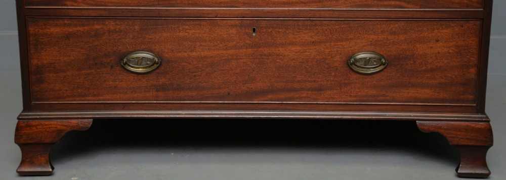 Georgian George III Mahogany Chest Of Drawers View V