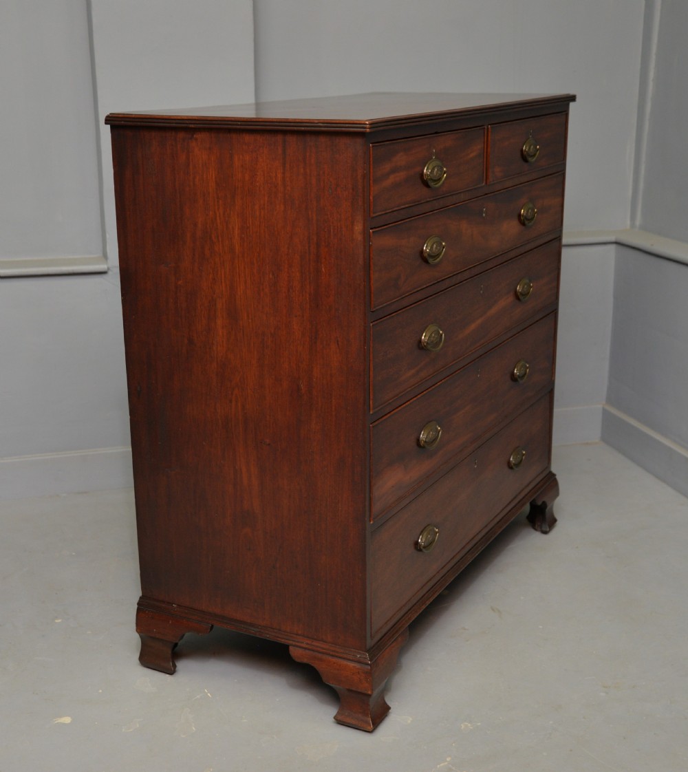 Georgian George III Mahogany Chest Of Drawers View XII