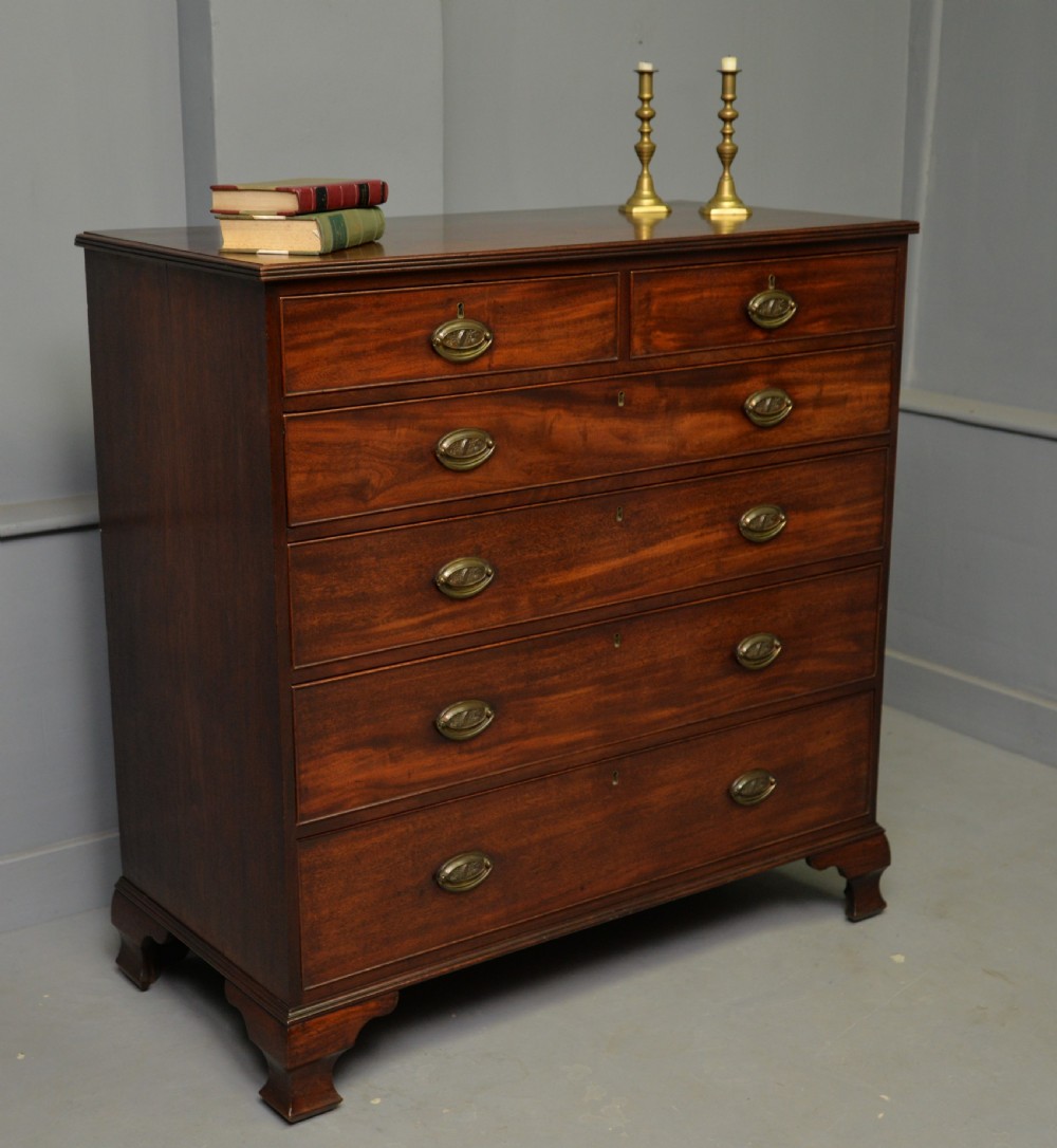 Georgian George III Mahogany Chest Of Drawers View XVI