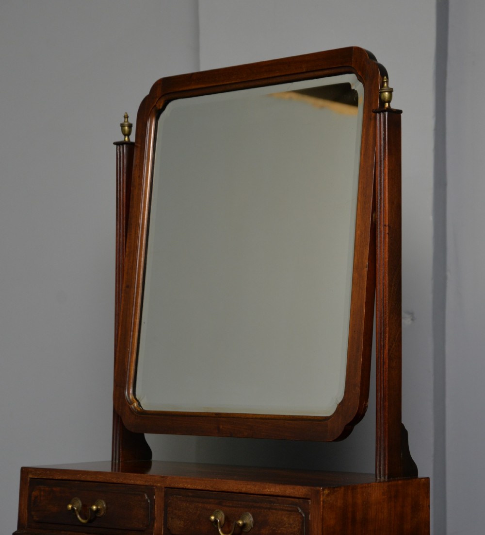 Georgian Style Edwardian Mahogany Dressing Table Mirror c1900 View VII