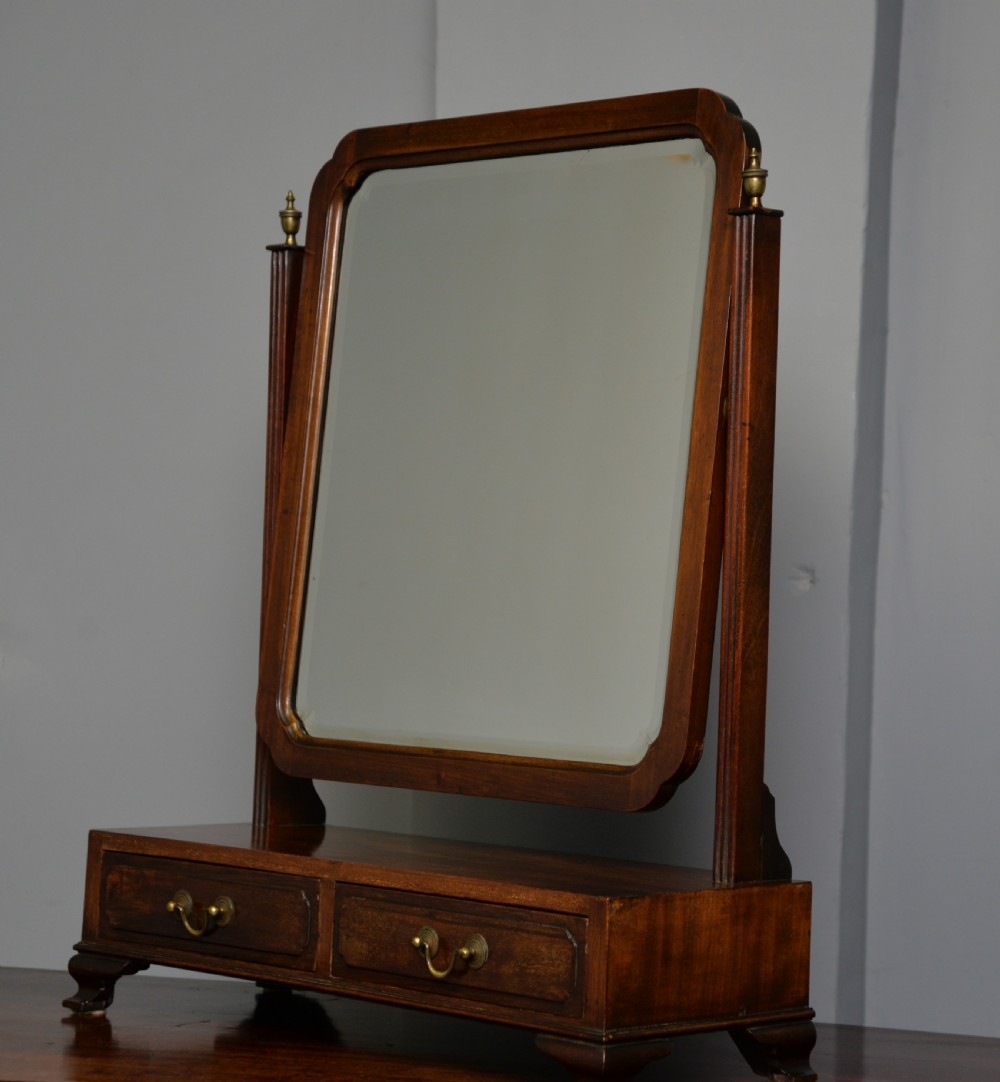 Georgian Style Edwardian Mahogany Dressing Table Mirror c1900 View VIII