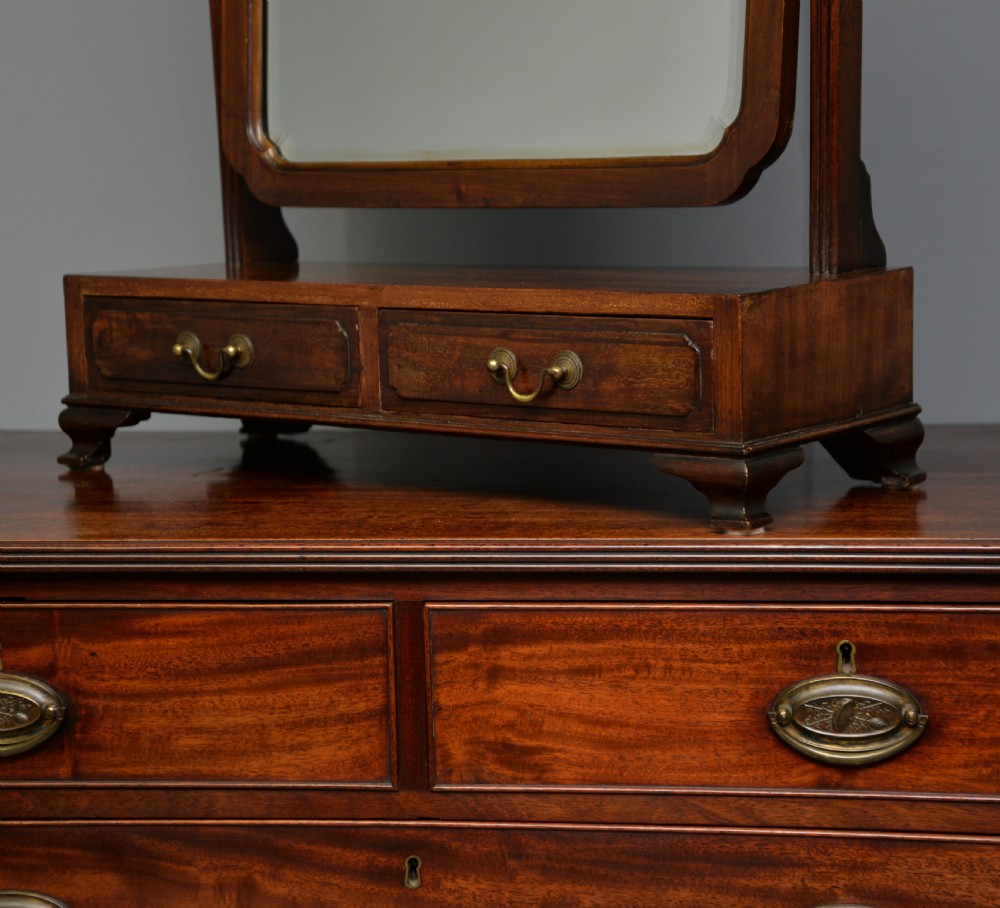 Georgian Style Edwardian Mahogany Dressing Table Mirror c1900 View X