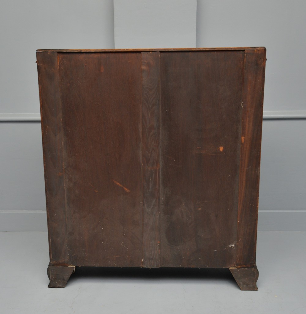 1920`s Queen Anne Style Walnut Glazed Bookcase View VII