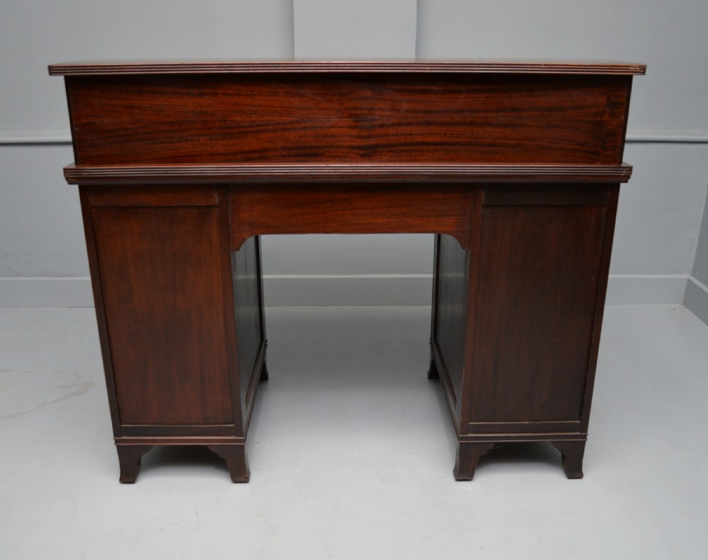 Victorian Mahogany Tambour Roll Top Cylinder Desk View XX