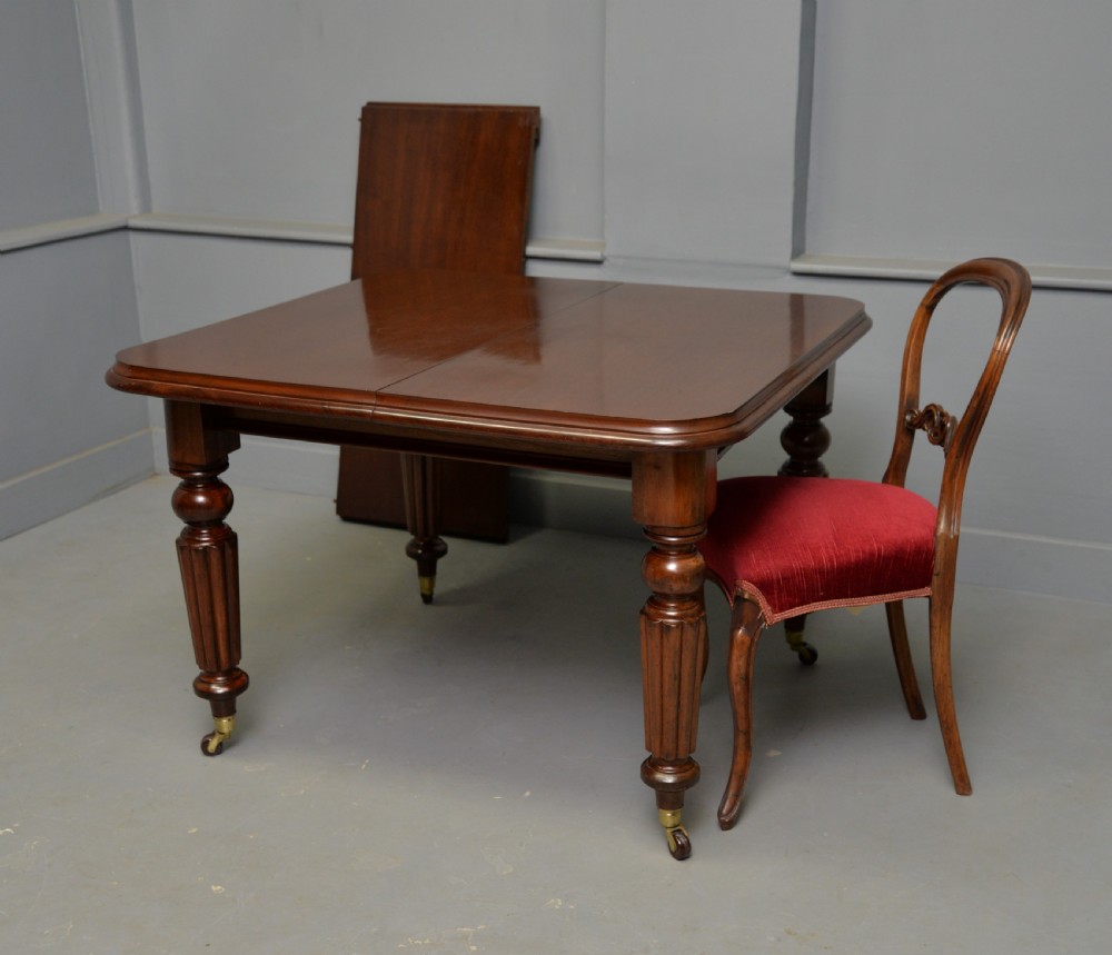 Victorian Mahogany Extending Dining Table View II