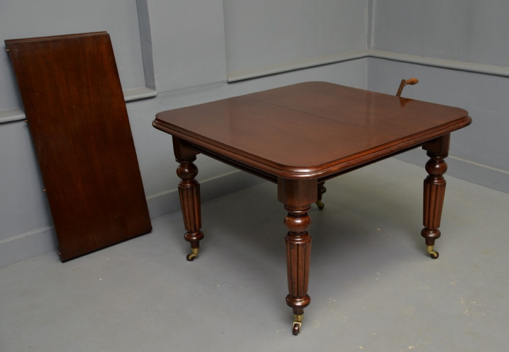 Victorian Mahogany Extending Dining Table View III