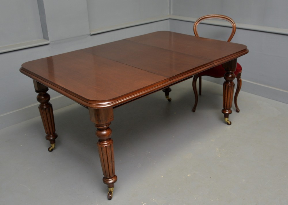 Victorian Mahogany Extending Dining Table View V
