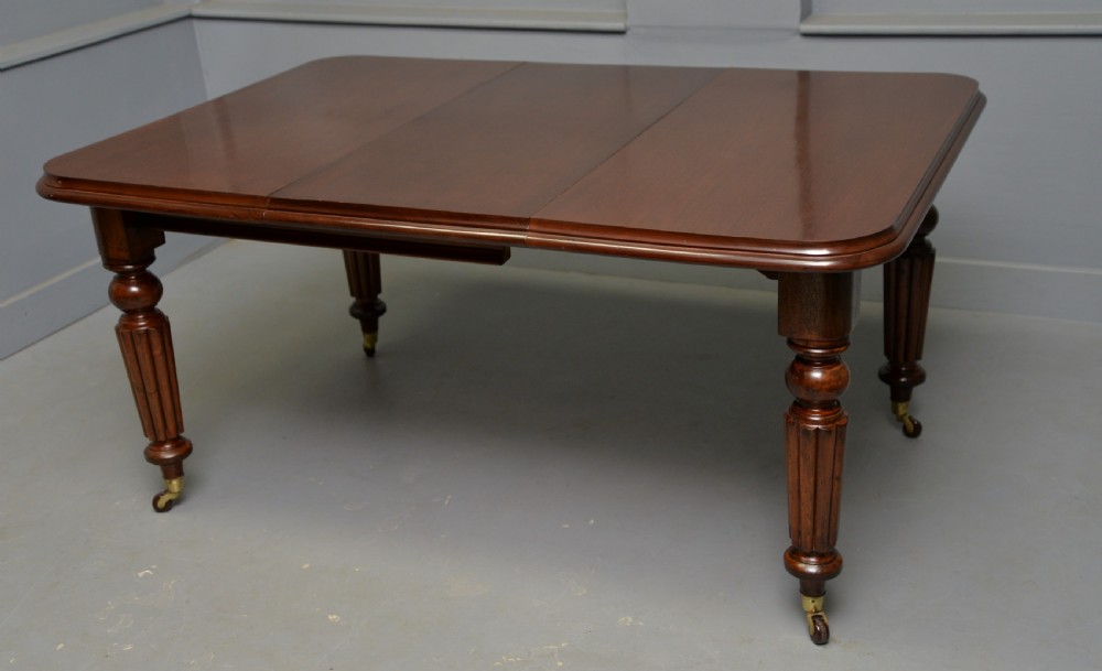 Victorian Mahogany Extending Dining Table View XII