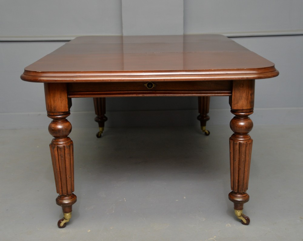 Victorian Mahogany Extending Dining Table View XIII