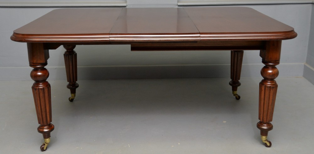 Victorian Mahogany Extending Dining Table View XVI
