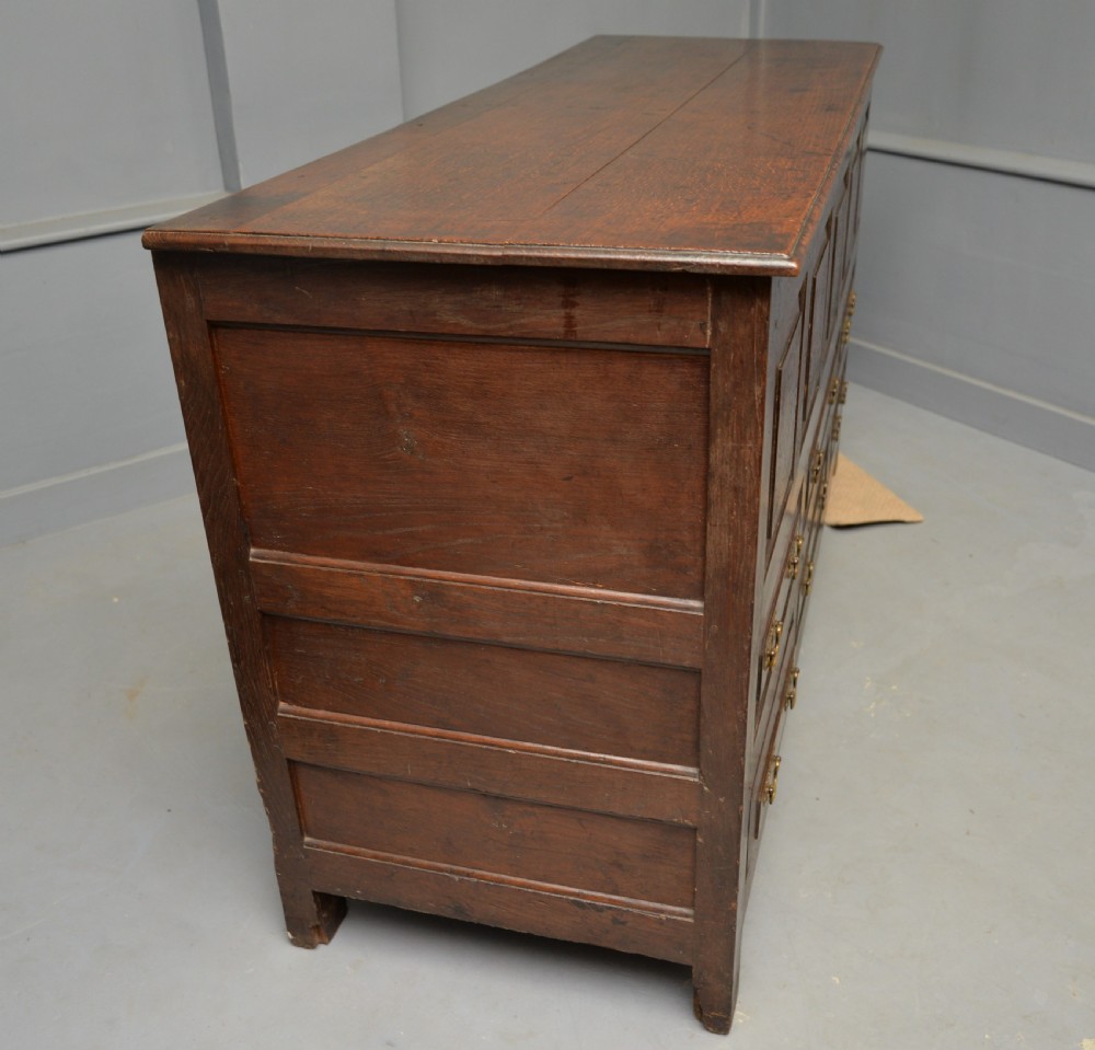 Magnificent Large 18th Century Georgian Oak Mule Chest View XVII